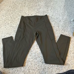 Lulu Lemon running leggings. Deep green in color. Perfect condition.